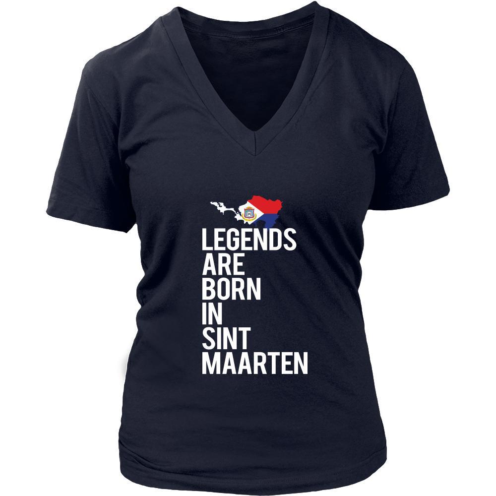 Sint Maarten Shirt - Legends are born in Sint Maarten - National Heritage Gift-T-shirt-Teelime | shirts-hoodies-mugs