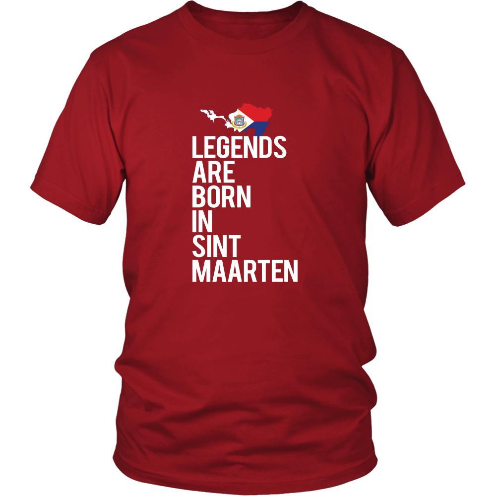 Sint Maarten Shirt - Legends are born in Sint Maarten - National Heritage Gift-T-shirt-Teelime | shirts-hoodies-mugs
