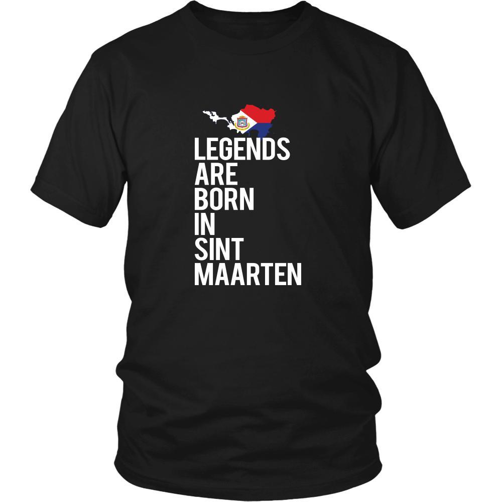 Sint Maarten Shirt - Legends are born in Sint Maarten - National Heritage Gift-T-shirt-Teelime | shirts-hoodies-mugs
