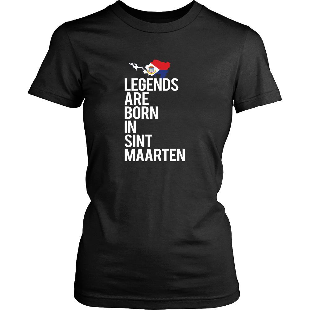 Sint Maarten Shirt - Legends are born in Sint Maarten - National Heritage Gift-T-shirt-Teelime | shirts-hoodies-mugs