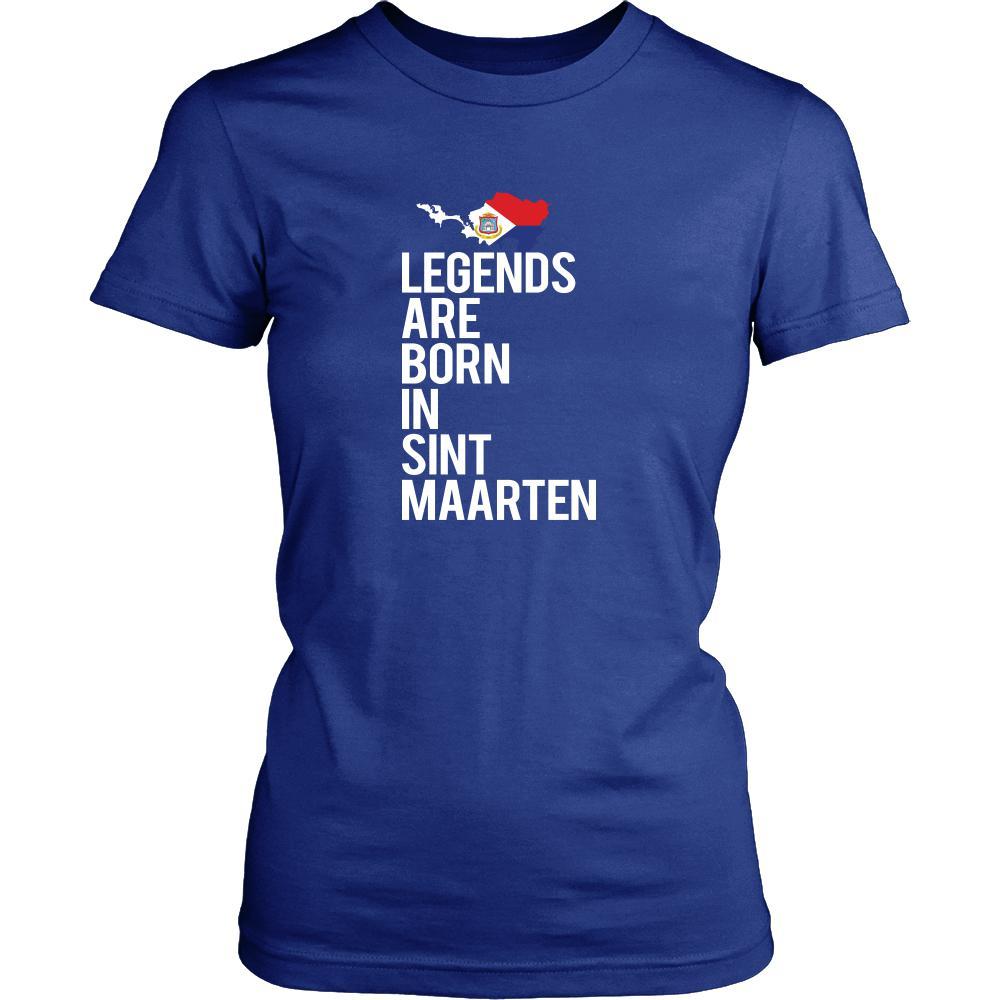Sint Maarten Shirt - Legends are born in Sint Maarten - National Heritage Gift-T-shirt-Teelime | shirts-hoodies-mugs