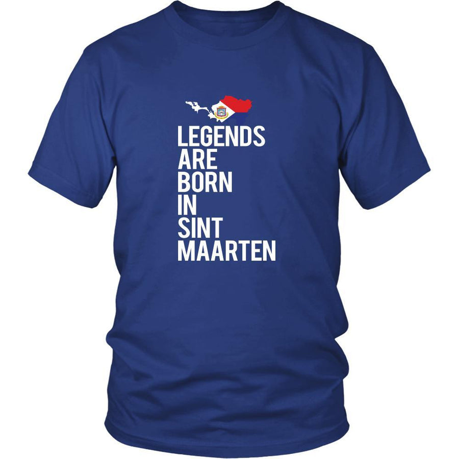 Sint Maarten Shirt - Legends are born in Sint Maarten - National Heritage Gift-T-shirt-Teelime | shirts-hoodies-mugs