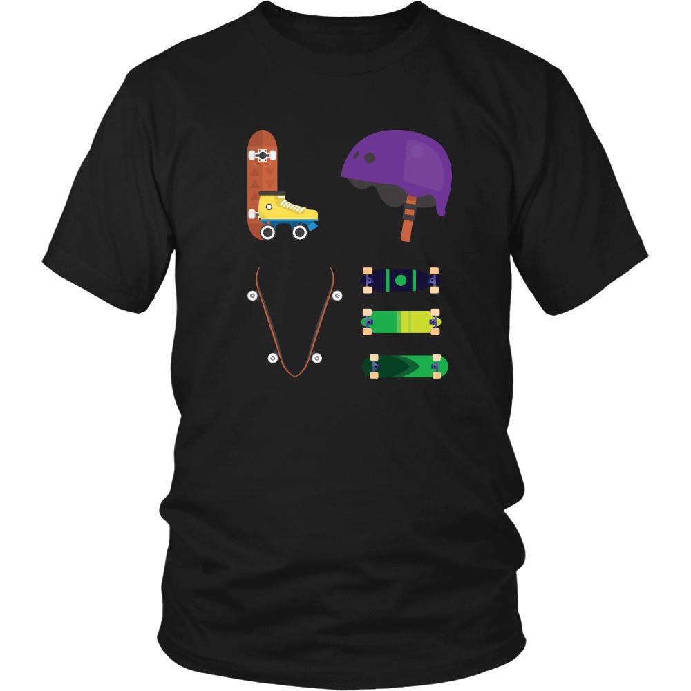 Skateboarding - LOVE Skateboarding - Skater Hobby Shirt-T-shirt-Teelime | shirts-hoodies-mugs