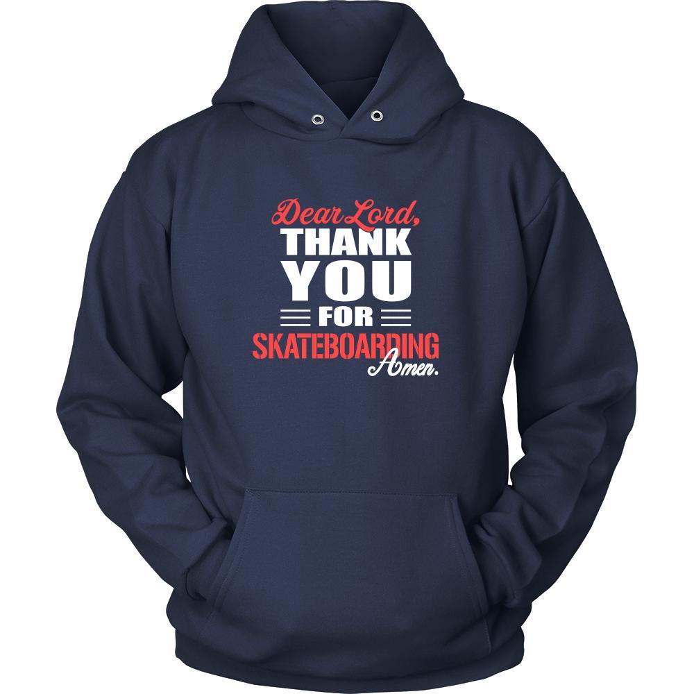 Skateboarding Shirt - Dear Lord, thank you for Skateboarding Amen- Hobby-T-shirt-Teelime | shirts-hoodies-mugs