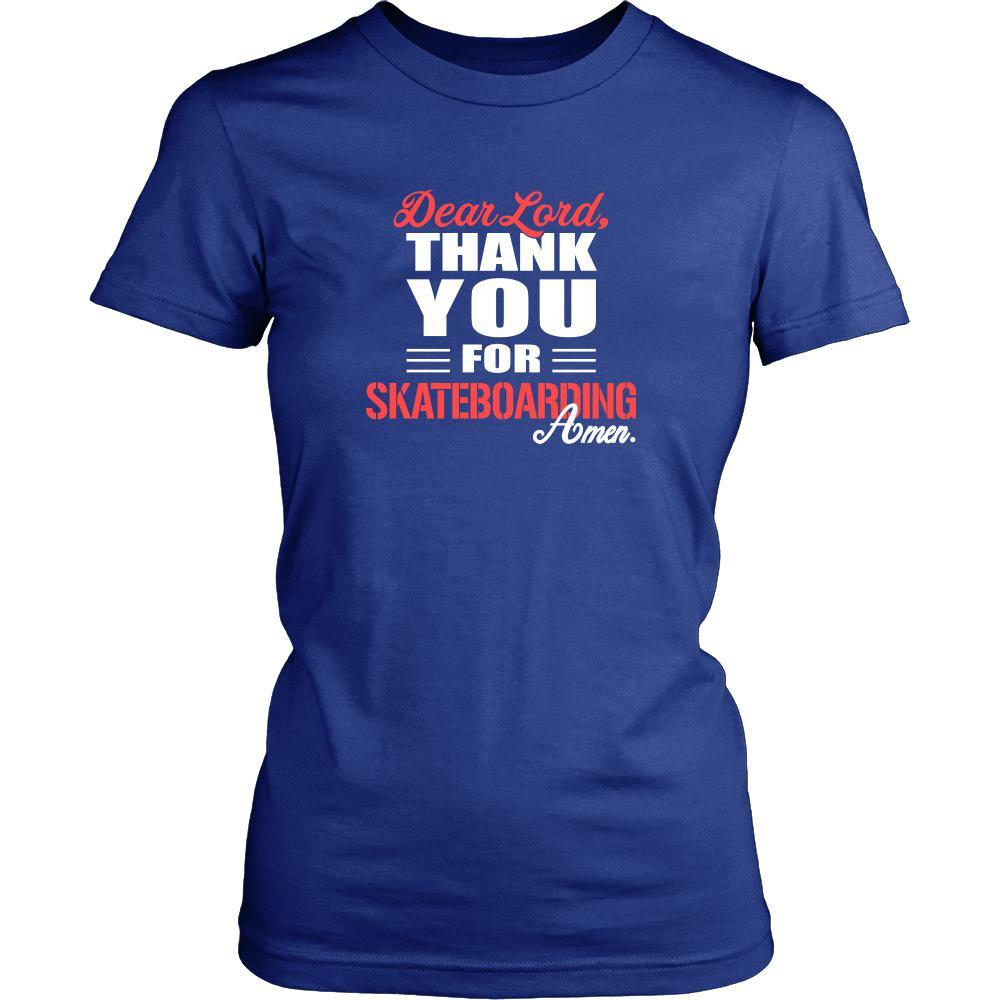 Skateboarding Shirt - Dear Lord, thank you for Skateboarding Amen- Hobby-T-shirt-Teelime | shirts-hoodies-mugs