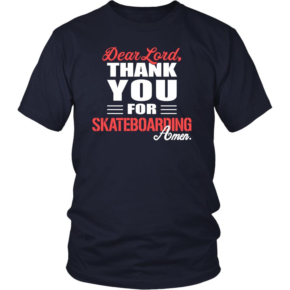 Skateboarding Shirt - Dear Lord, thank you for Skateboarding Amen- Hobby-T-shirt-Teelime | shirts-hoodies-mugs