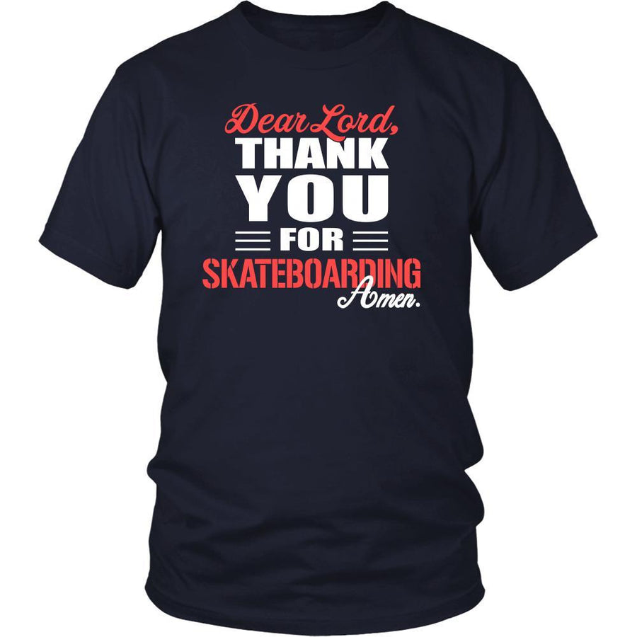 Skateboarding Shirt - Dear Lord, thank you for Skateboarding Amen- Hobby-T-shirt-Teelime | shirts-hoodies-mugs