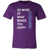 Skateboarding Shirt - Do more of what makes you happy Skateboarding- Hobby Gift-T-shirt-Teelime | shirts-hoodies-mugs