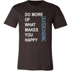 Skateboarding Shirt - Do more of what makes you happy Skateboarding- Hobby Gift-T-shirt-Teelime | shirts-hoodies-mugs