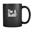 Skateboarding The Skater 11oz Black Mug-Drinkware-Teelime | shirts-hoodies-mugs