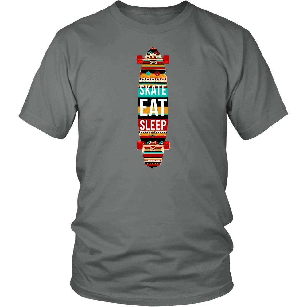 Skaters T Shirt - Eat Sleep Skate Repeat-T-shirt-Teelime | shirts-hoodies-mugs