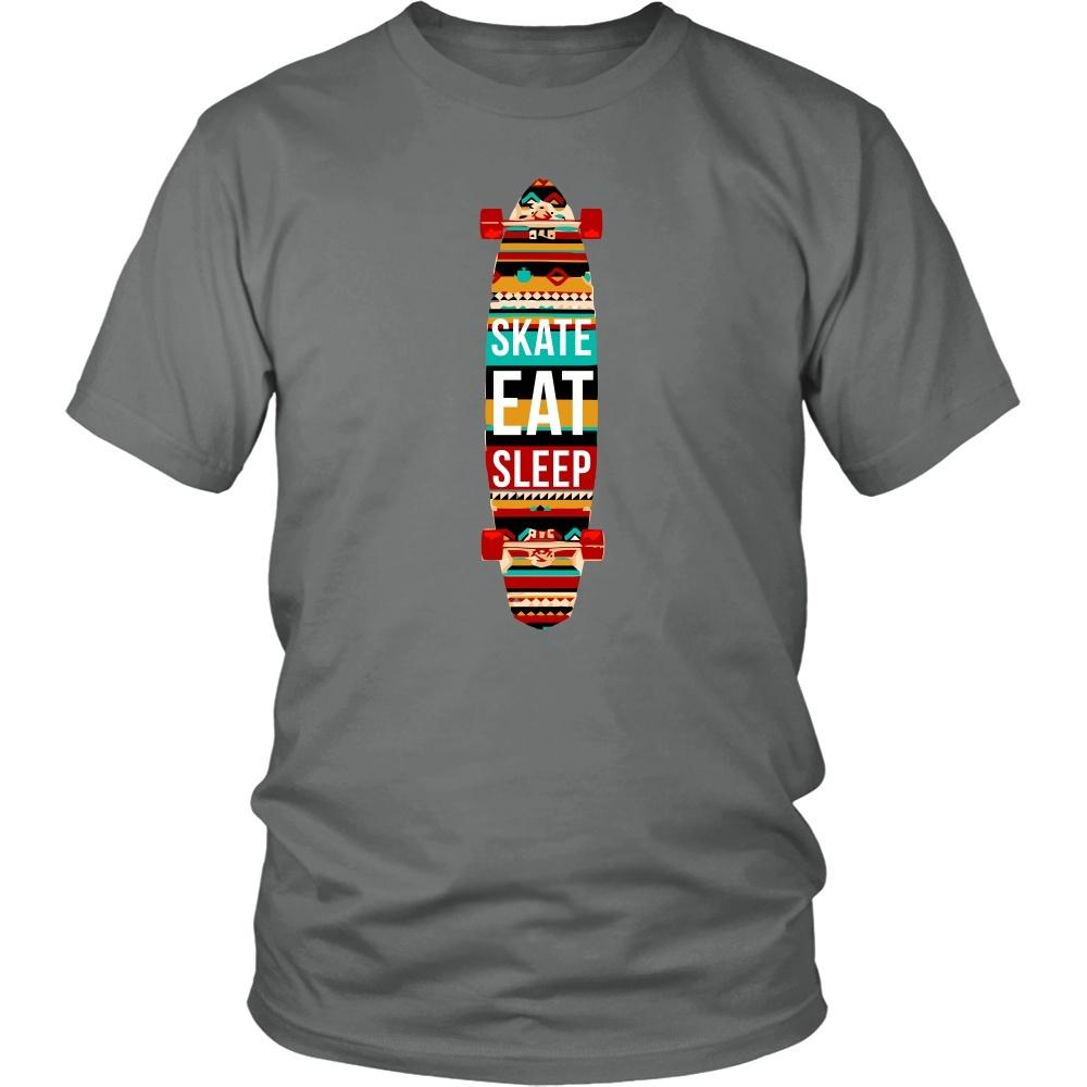 Skaters T Shirt - Eat Sleep Skate Repeat-T-shirt-Teelime | shirts-hoodies-mugs