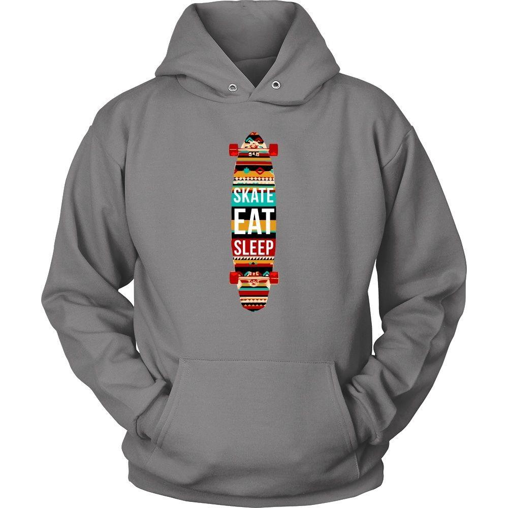 Skaters T Shirt - Eat Sleep Skate Repeat-T-shirt-Teelime | shirts-hoodies-mugs