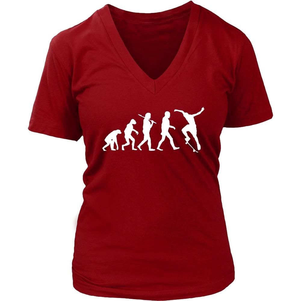 Skaters T Shirt - Evolution Skate-T-shirt-Teelime | shirts-hoodies-mugs