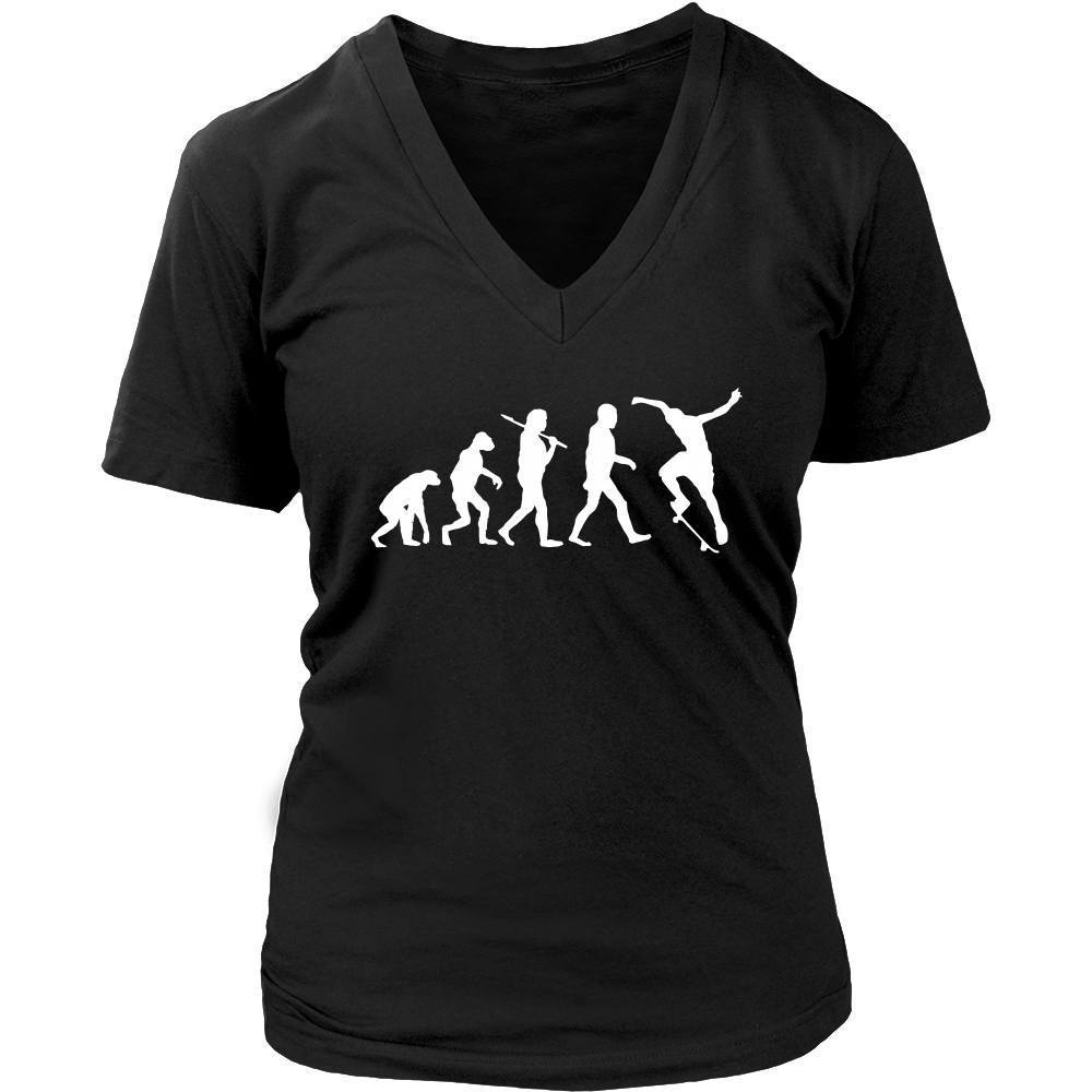 Skaters T Shirt - Evolution Skate-T-shirt-Teelime | shirts-hoodies-mugs