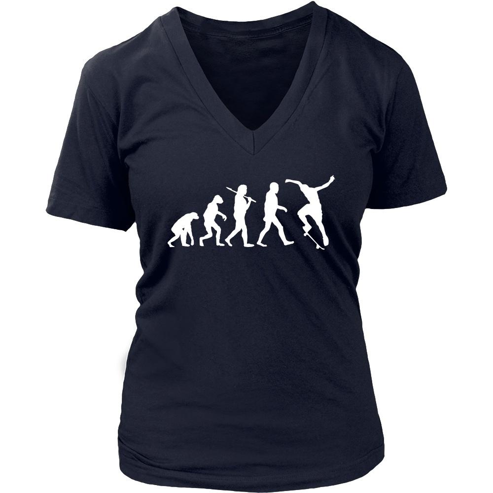 Skaters T Shirt - Evolution Skate-T-shirt-Teelime | shirts-hoodies-mugs