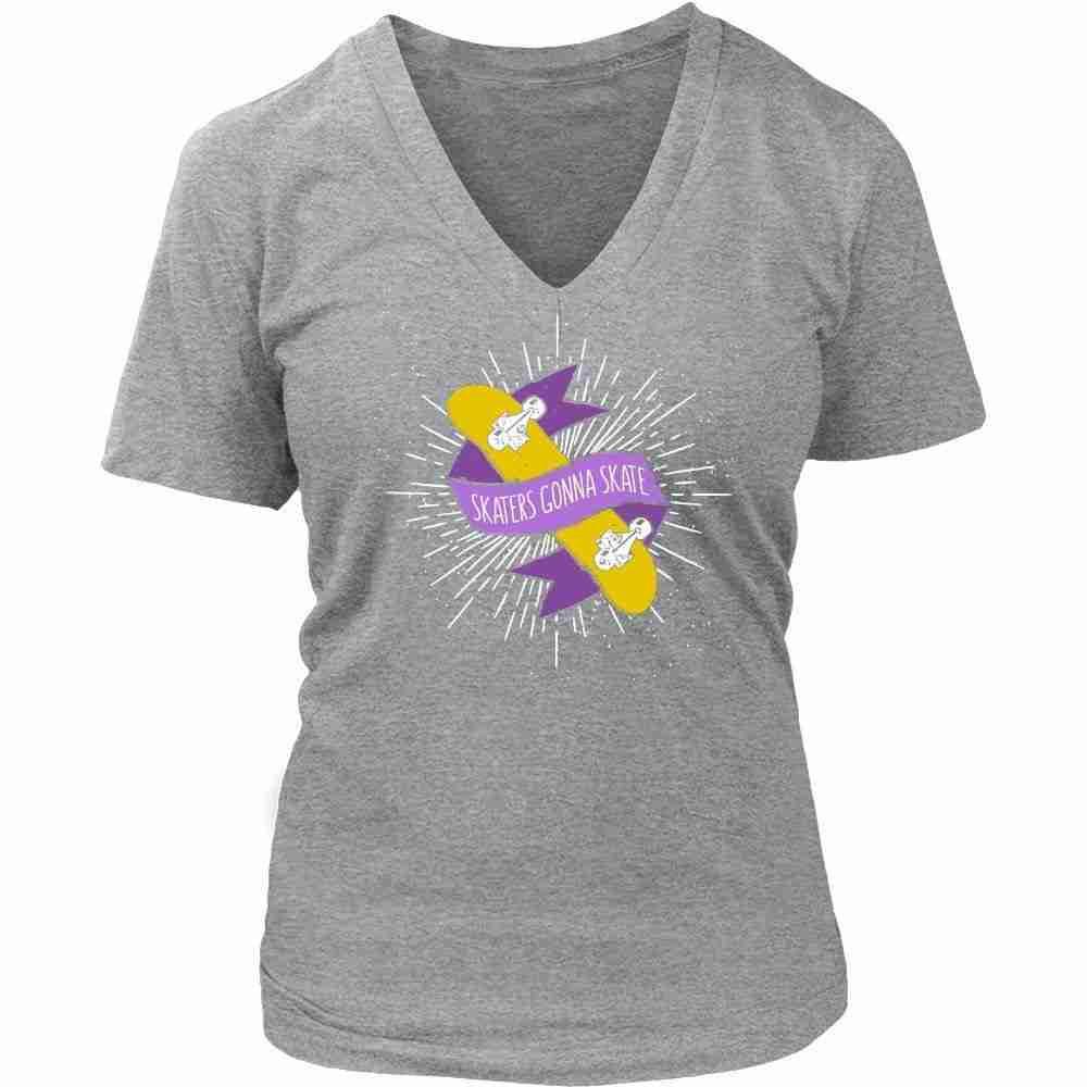 Skaters T Shirt - Skaters gonna skate-T-shirt-Teelime | shirts-hoodies-mugs