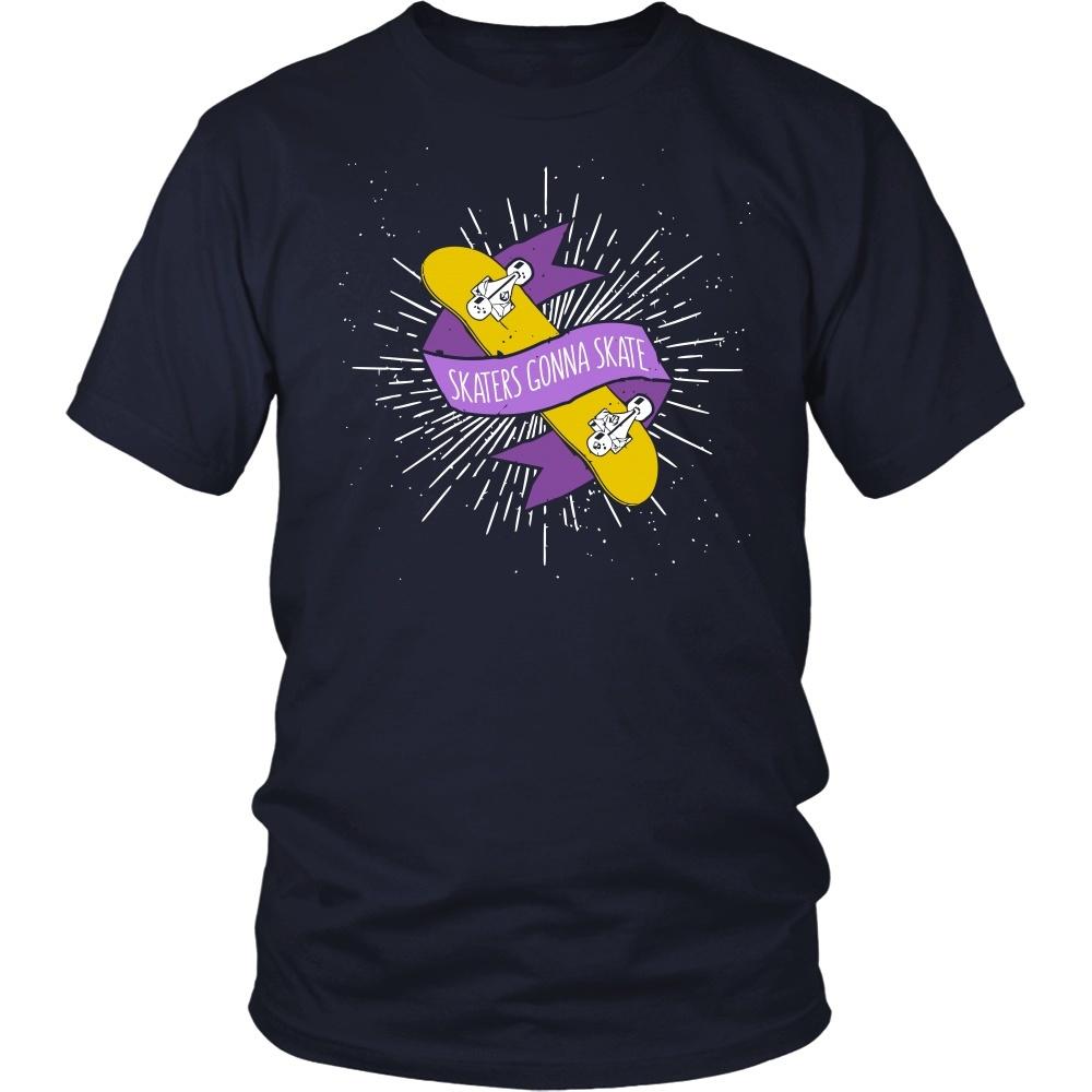Skaters T Shirt - Skaters gonna skate-T-shirt-Teelime | shirts-hoodies-mugs