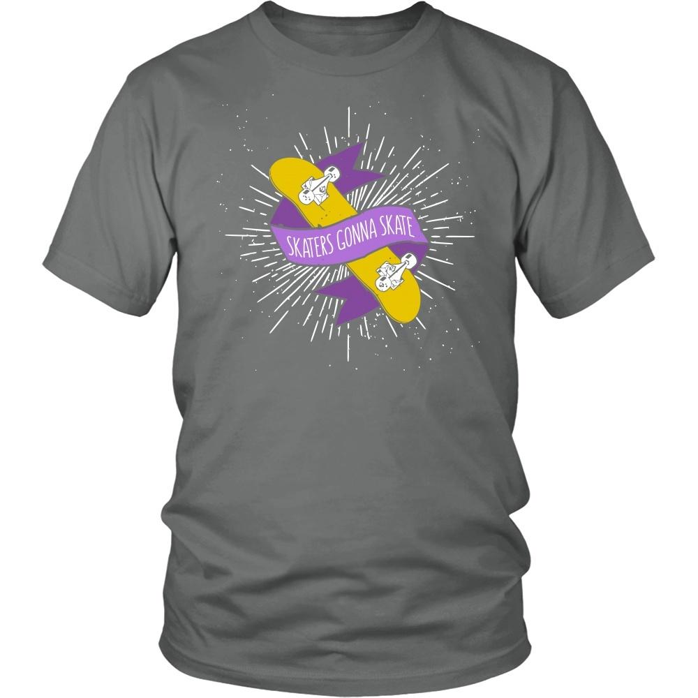 Skaters T Shirt - Skaters gonna skate-T-shirt-Teelime | shirts-hoodies-mugs