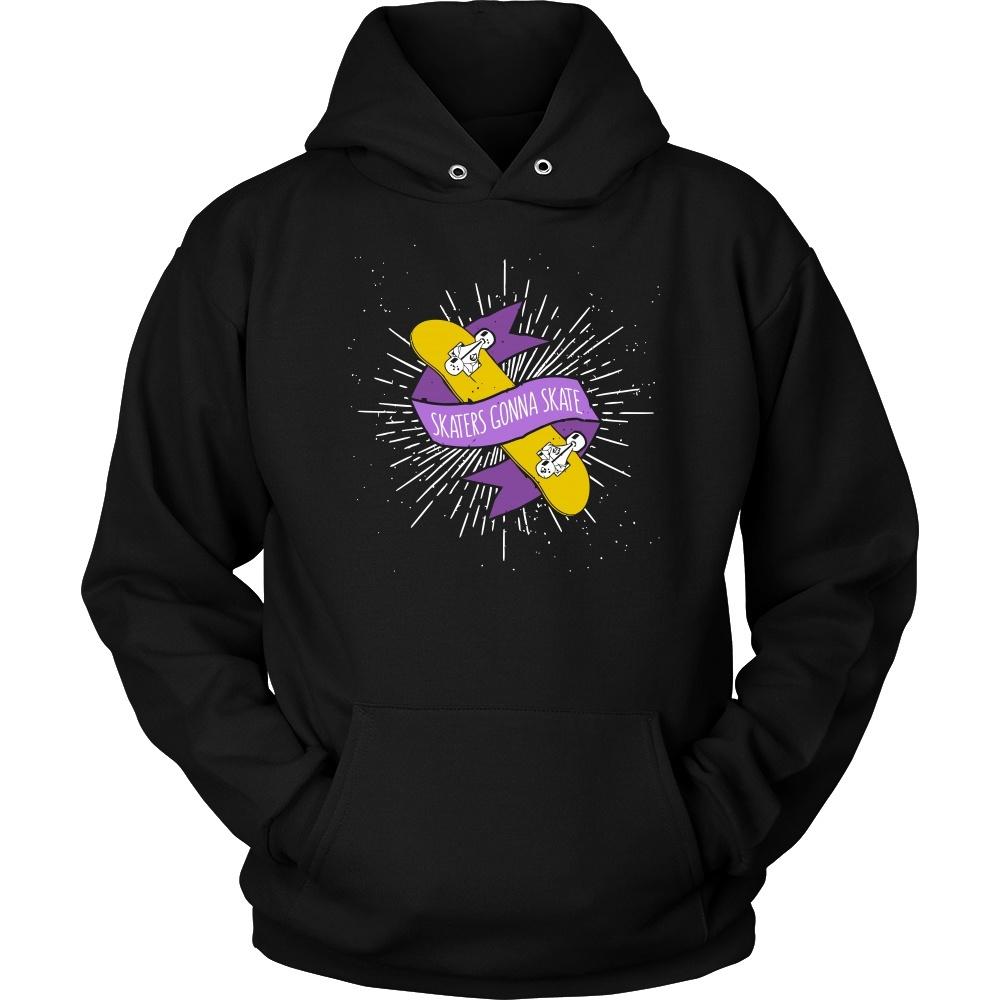 Skaters T Shirt - Skaters gonna skate-T-shirt-Teelime | shirts-hoodies-mugs