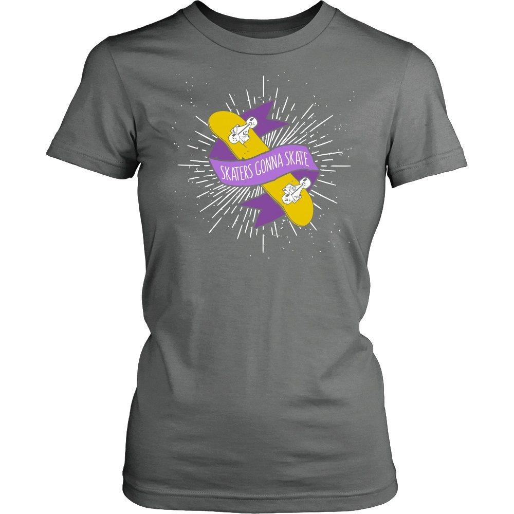 Skaters T Shirt - Skaters gonna skate-T-shirt-Teelime | shirts-hoodies-mugs