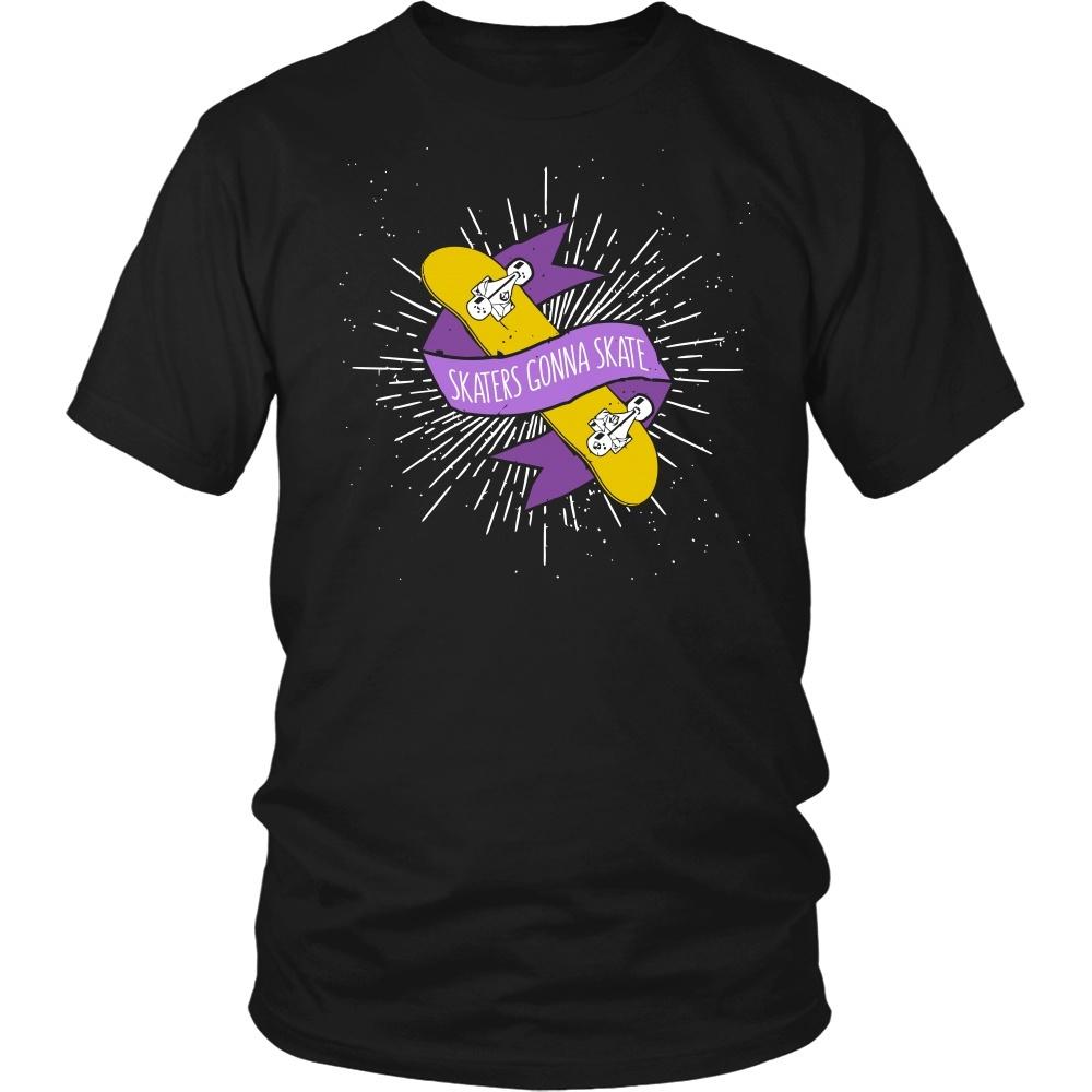 Skaters T Shirt - Skaters gonna skate-T-shirt-Teelime | shirts-hoodies-mugs