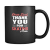 Skating Dear Lord, thank you for Skating Amen. 11oz Black Mug-Drinkware-Teelime | shirts-hoodies-mugs