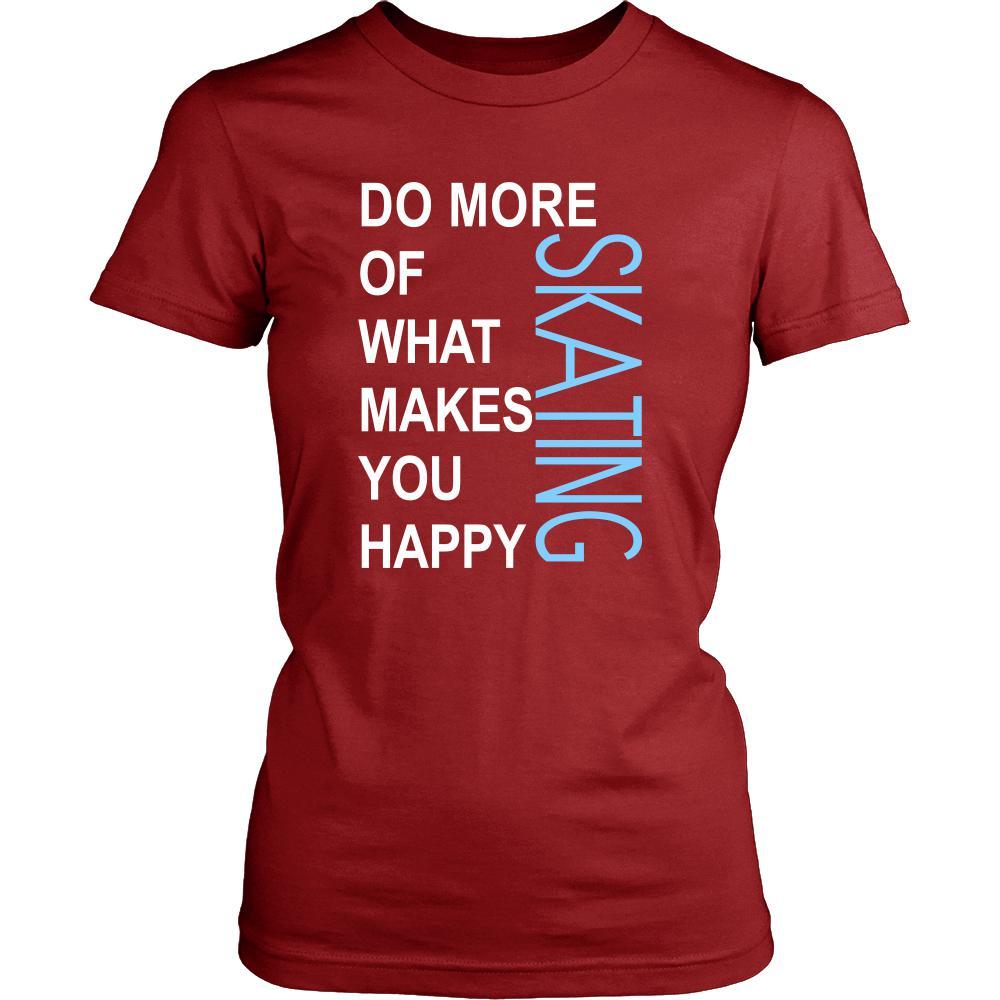Skating Shirt - Do more of what makes you happy Skating- Sport Gift-T-shirt-Teelime | shirts-hoodies-mugs