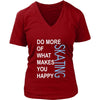 Skating Shirt - Do more of what makes you happy Skating- Sport Gift-T-shirt-Teelime | shirts-hoodies-mugs