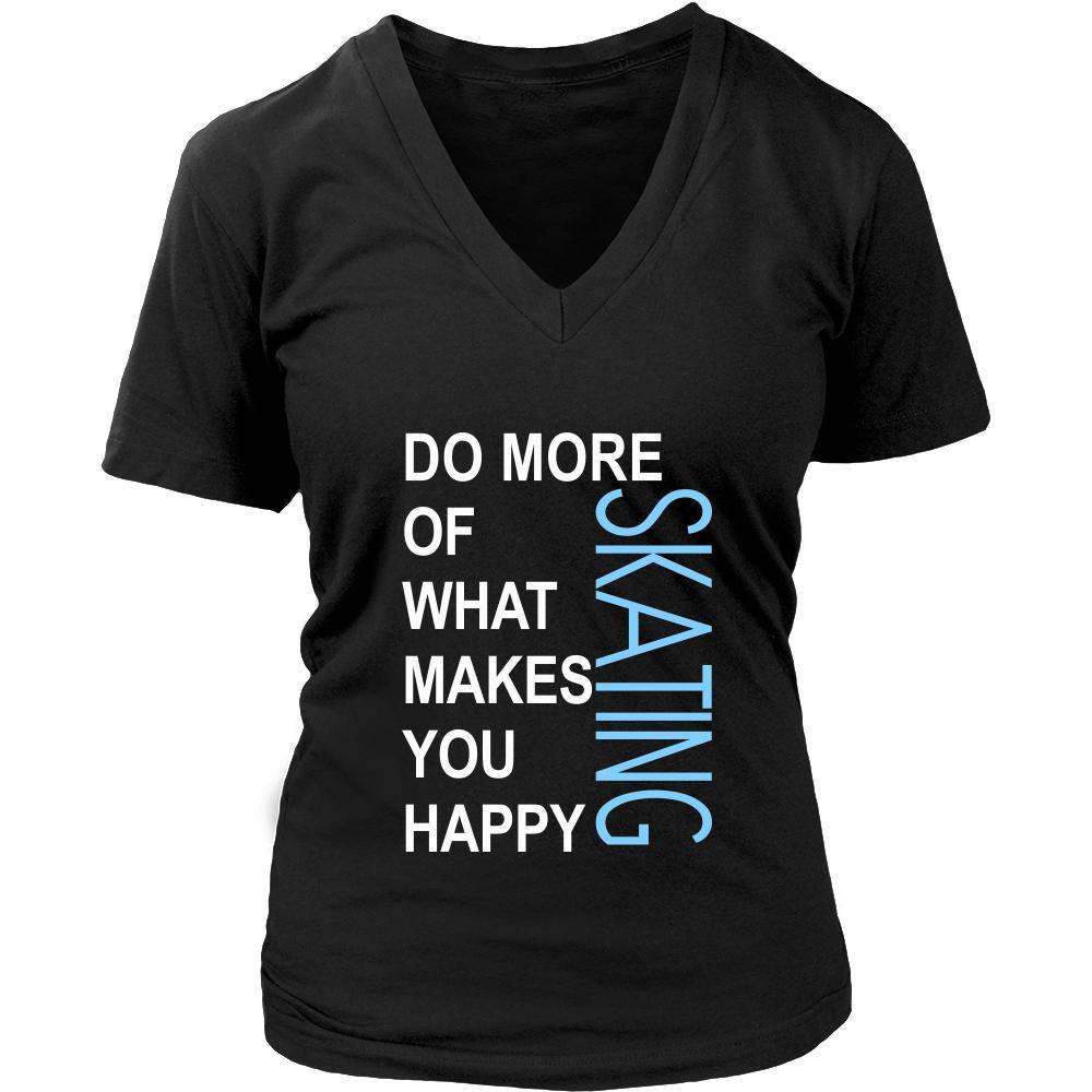 Skating Shirt - Do more of what makes you happy Skating- Sport Gift-T-shirt-Teelime | shirts-hoodies-mugs