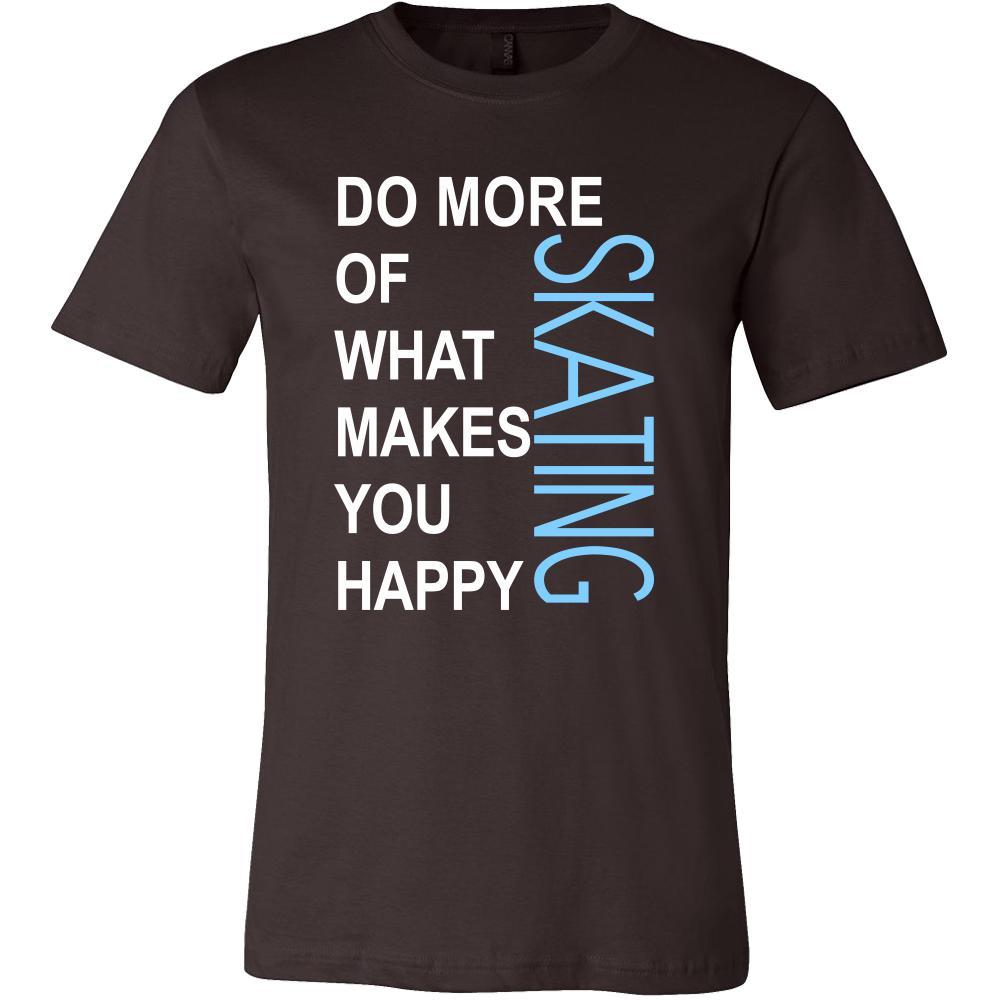 Skating Shirt - Do more of what makes you happy Skating- Sport Gift-T-shirt-Teelime | shirts-hoodies-mugs