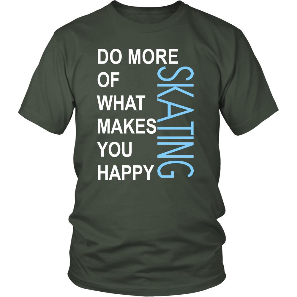 Skating Shirt - Do more of what makes you happy Skating- Sport Gift-T-shirt-Teelime | shirts-hoodies-mugs