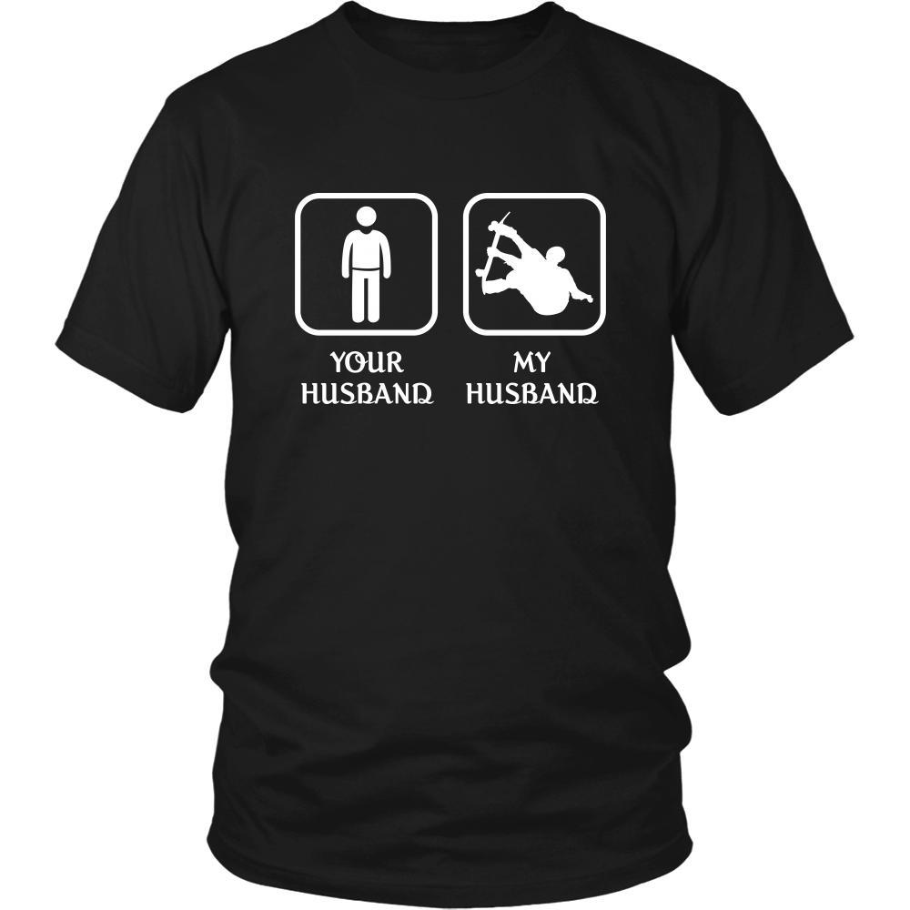 Skating - Your husband My husband - Mother's Day Hobby Shirt-T-shirt-Teelime | shirts-hoodies-mugs