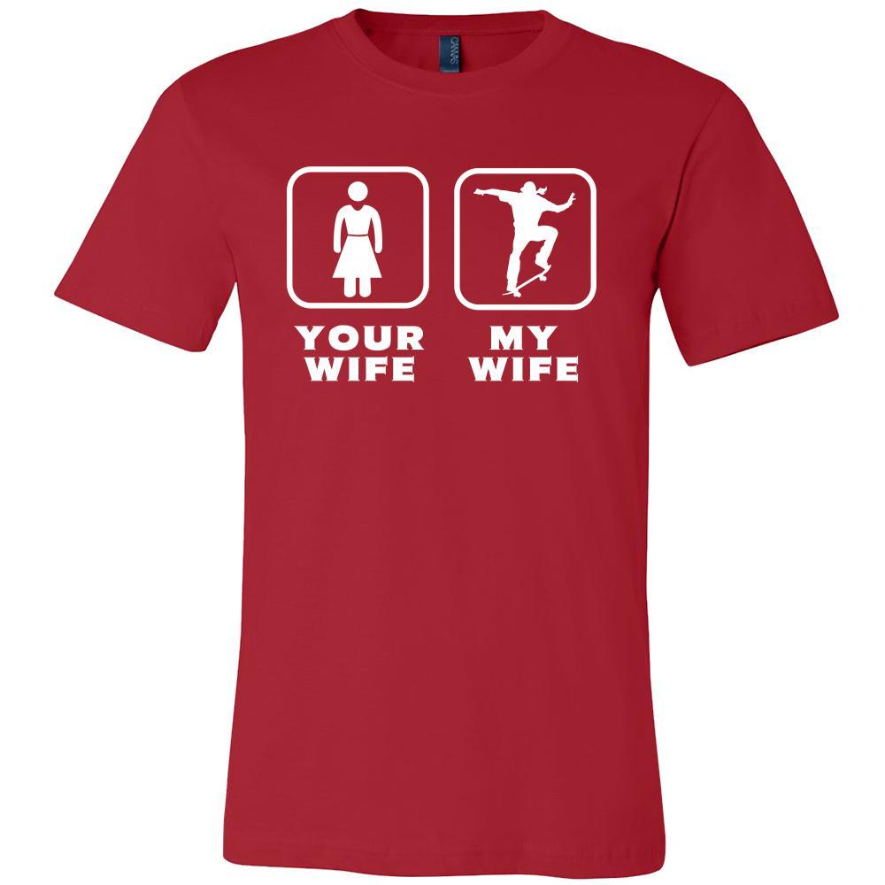 Skating - Your wife My wife - Father's Day Hobby Shirt-T-shirt-Teelime | shirts-hoodies-mugs