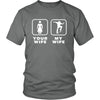 Skating - Your wife My wife - Father's Day Hobby Shirt-T-shirt-Teelime | shirts-hoodies-mugs