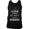 Sketching Shirt - I love it when my wife lets me go Sketching - Hobby Gift-T-shirt-Teelime | shirts-hoodies-mugs