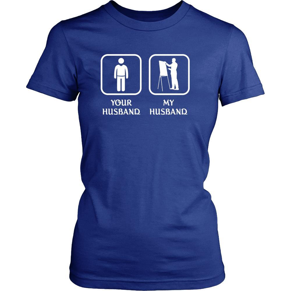 Sketching - Your husband My husband - Mother's Day Hobby Shirt-T-shirt-Teelime | shirts-hoodies-mugs