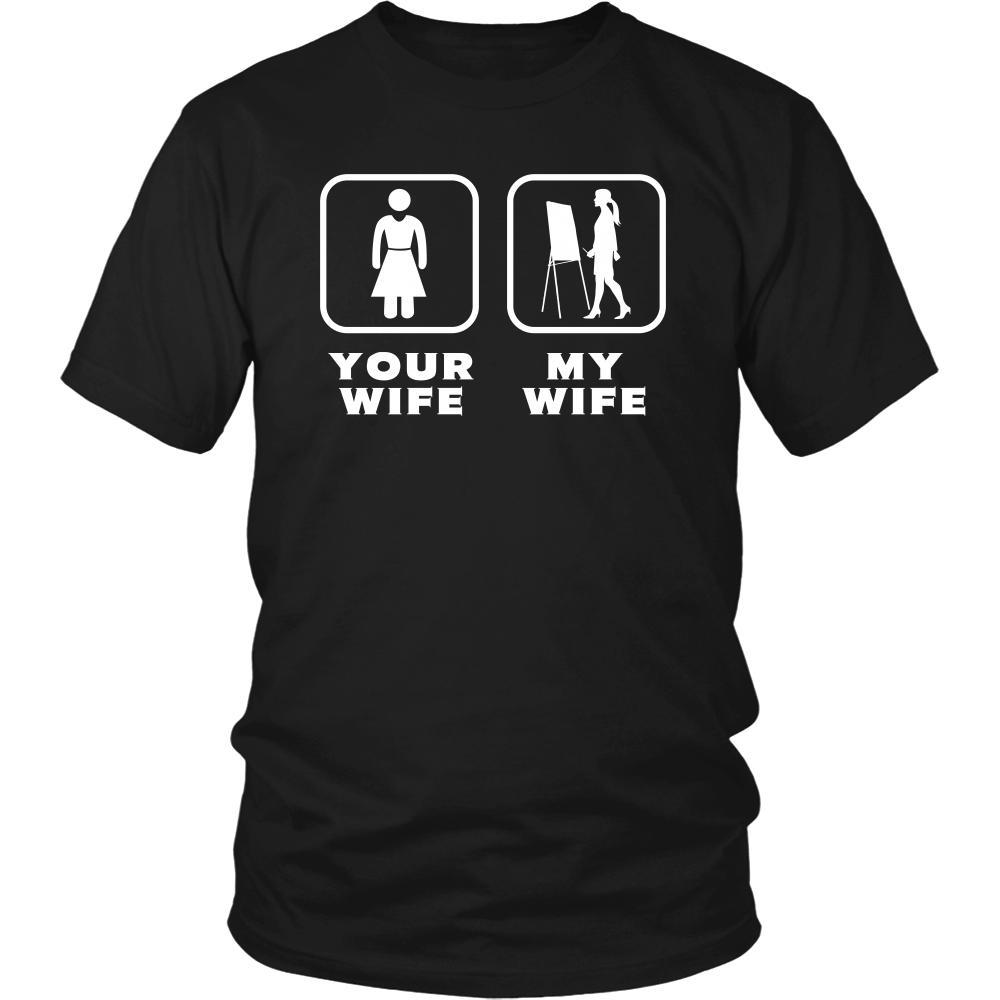 Sketching - Your wife My wife - Father's Day Hobby Shirt-T-shirt-Teelime | shirts-hoodies-mugs