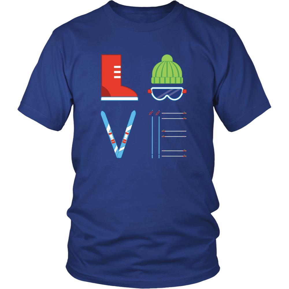Skiing - LOVE Skiing  - Ski Hobby Shirt