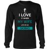 Skiing Shirt - I love it when my wife lets me go Skiing - Hobby Gift-T-shirt-Teelime | shirts-hoodies-mugs