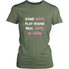 Skiing Shirt - Some girls play house real girls go Skiing- Hobby Lady-T-shirt-Teelime | shirts-hoodies-mugs