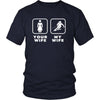 Skiing - Your wife My wife - Father's Day Hobby Shirt-T-shirt-Teelime | shirts-hoodies-mugs
