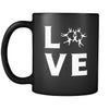 Skydiving - LOVE Skydiving - 11oz Black Mug-Drinkware-Teelime | shirts-hoodies-mugs