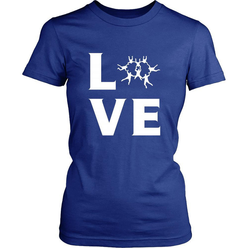 Skydiving - LOVE Skydiving - Diver Hobby Shirt - Teelime | Unique t-shirts
