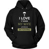 Skydiving Shirt - I love it when my wife lets me go Skydiving - Hobby Gift-T-shirt-Teelime | shirts-hoodies-mugs