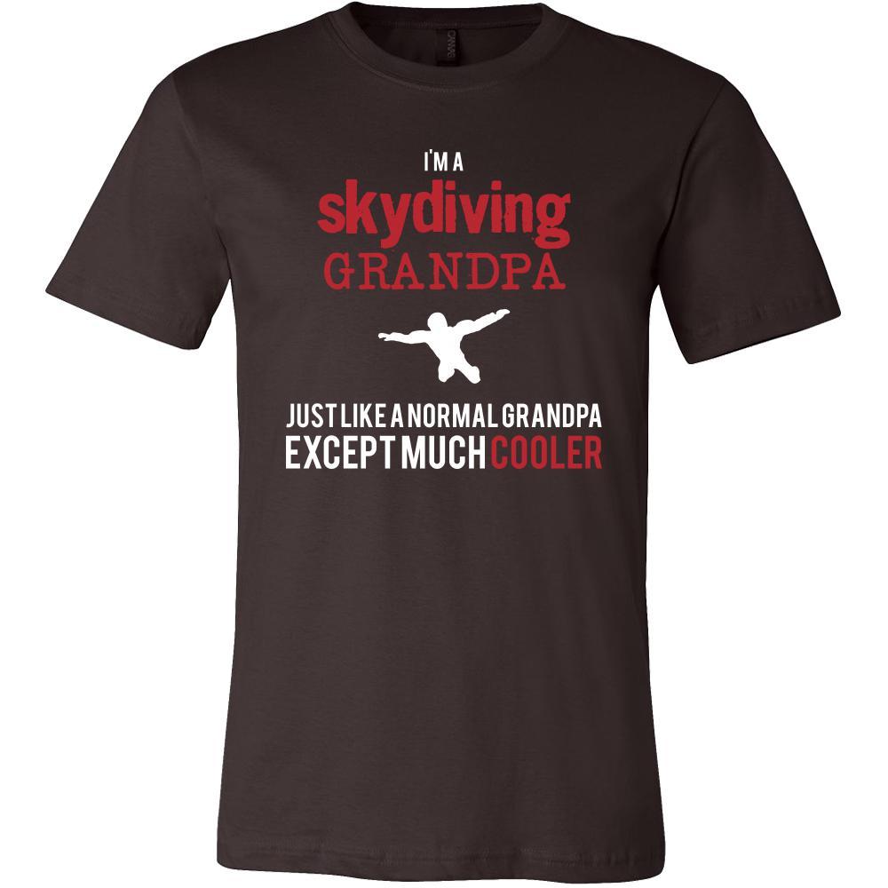 Skydiving Shirt - I'm a skydiving grandpa just like a normal grandpa except much cooler Grandfather Hobby Gift-T-shirt-Teelime | shirts-hoodies-mugs