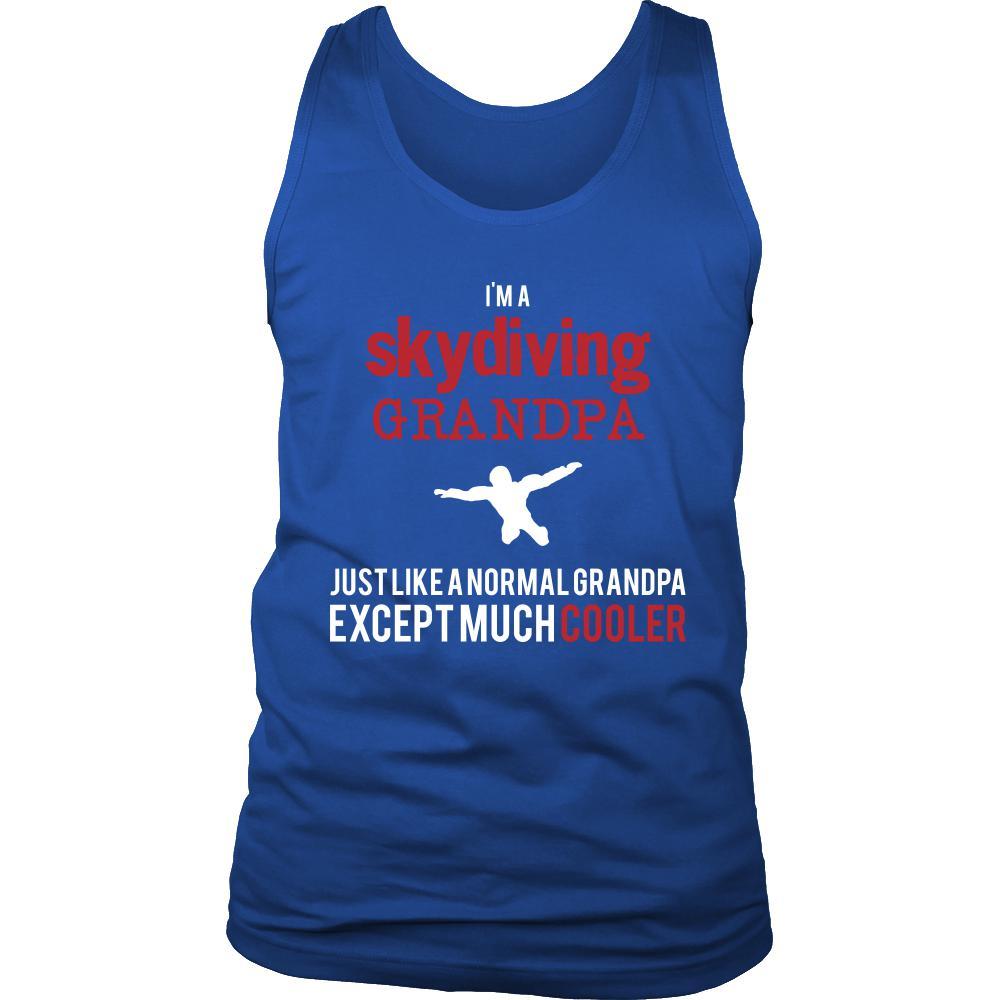 Skydiving Shirt - I'm a skydiving grandpa just like a normal grandpa except much cooler Grandfather Hobby Gift-T-shirt-Teelime | shirts-hoodies-mugs