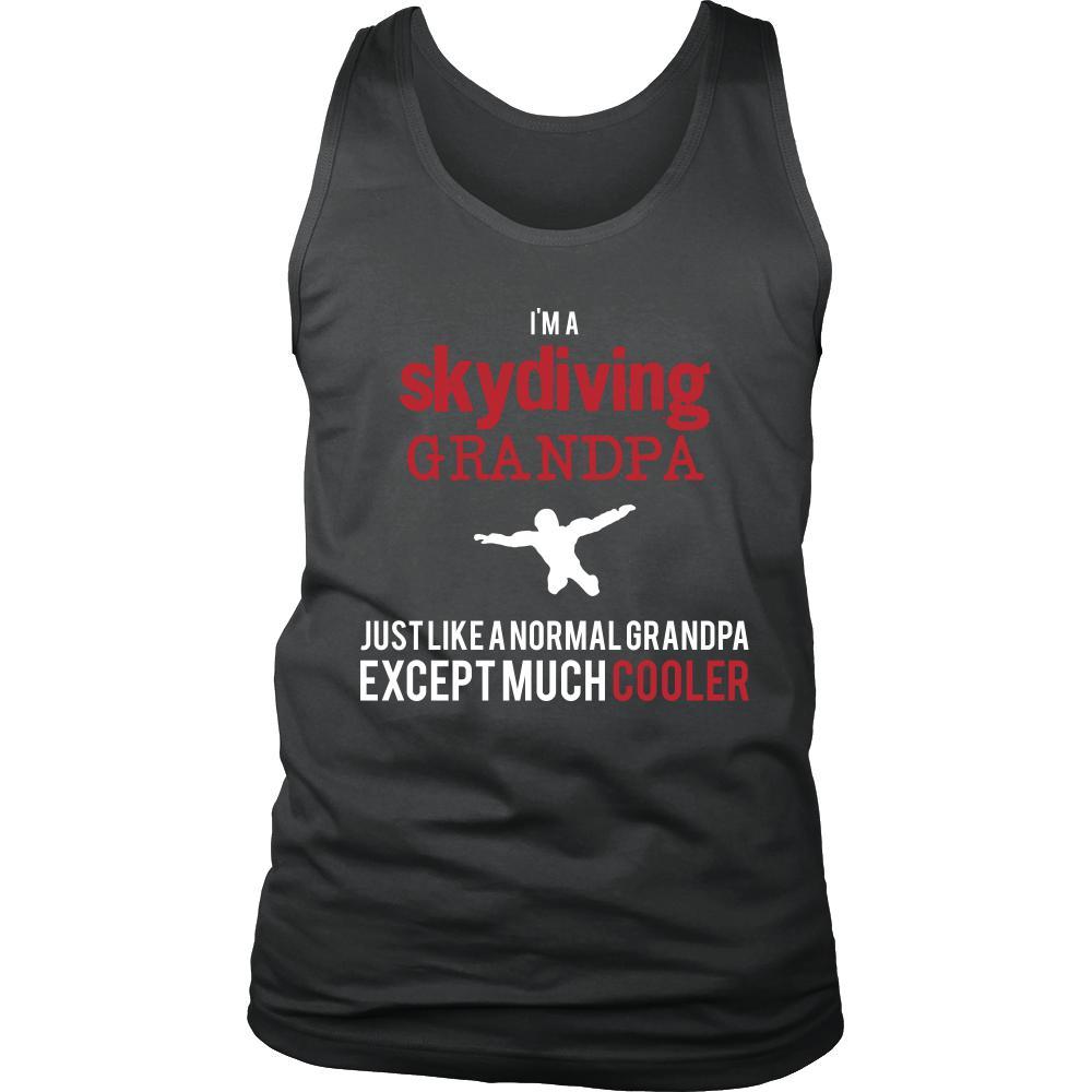 Skydiving Shirt - I'm a skydiving grandpa just like a normal grandpa except much cooler Grandfather Hobby Gift-T-shirt-Teelime | shirts-hoodies-mugs