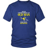 Skydiving Shirt - Never underestimate an old man who loves skydiving Grandfather Hobby Gift-T-shirt-Teelime | shirts-hoodies-mugs