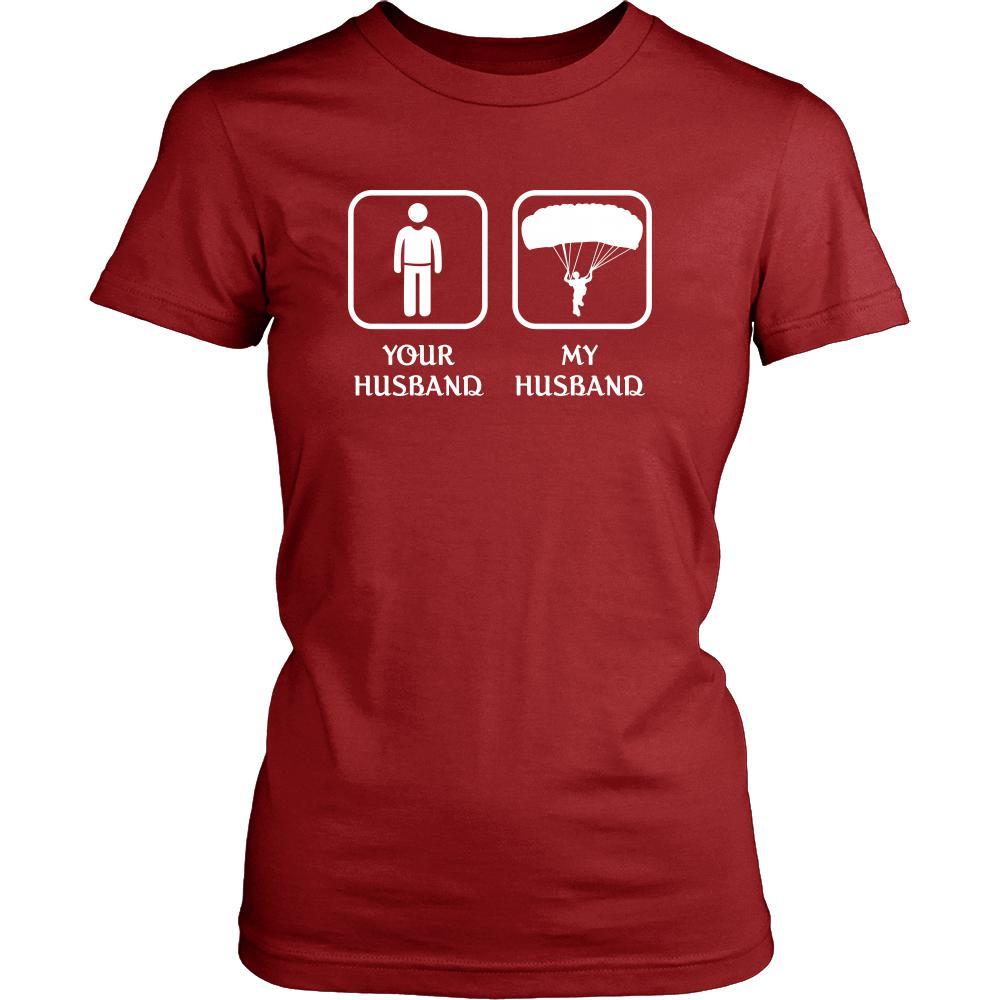 Skydiving - Your husband My husband - Mother's Day Hobby Shirt-T-shirt-Teelime | shirts-hoodies-mugs